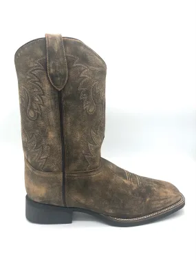 'Abilene' Men's 13" Rawhide Western Square Toe - Brown