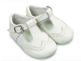 Alex Cream Leather Boys Shoes