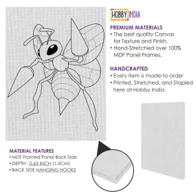 Beedrill Pokemon DIY Canvas Base for Painting