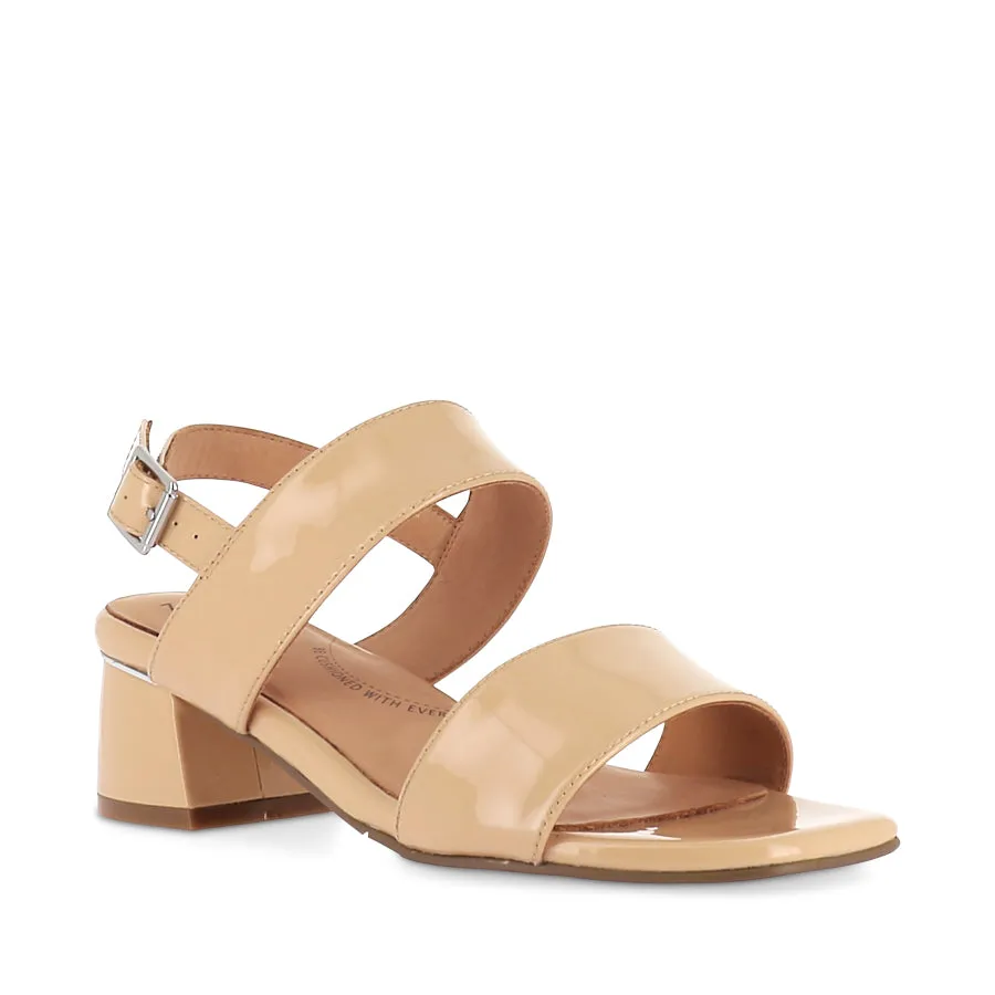 CAITLAN W - NUDE PATENT LEATHER