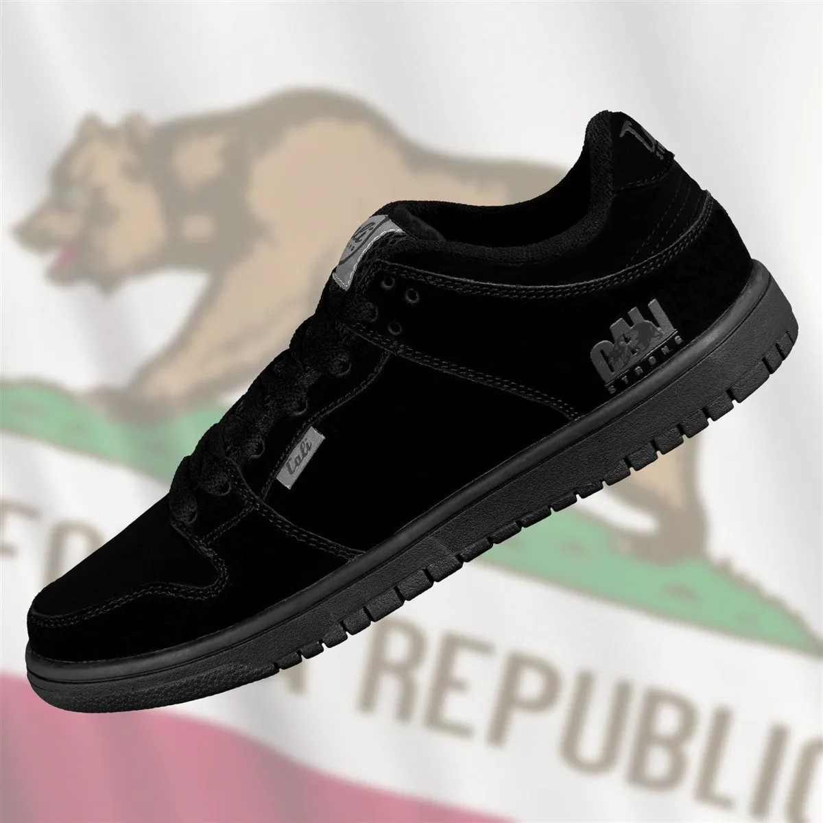 CALI Strong Hollywood All Black Skate Shoe