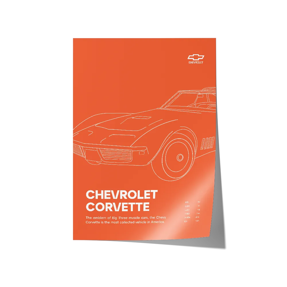 Chevrolet Corvette 02 Orange