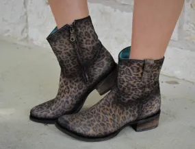 Corral Leopard Print Ankle Boot