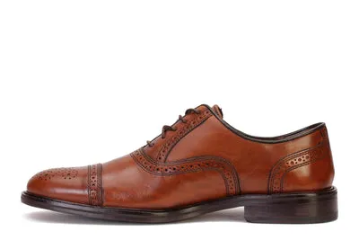 Daley Cap Toe Shoes - Tan