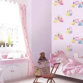 Enchanting Disney Princess Gathering Wallpaper - Magical Home Decor for Disney Fans