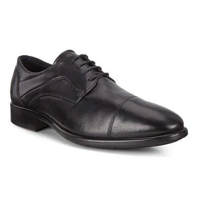 ECCO Citytray Mens Black Shoe