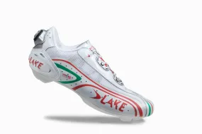 Lake Mens CX170 Road BOA Cycling Shoes - Italian Tricolor