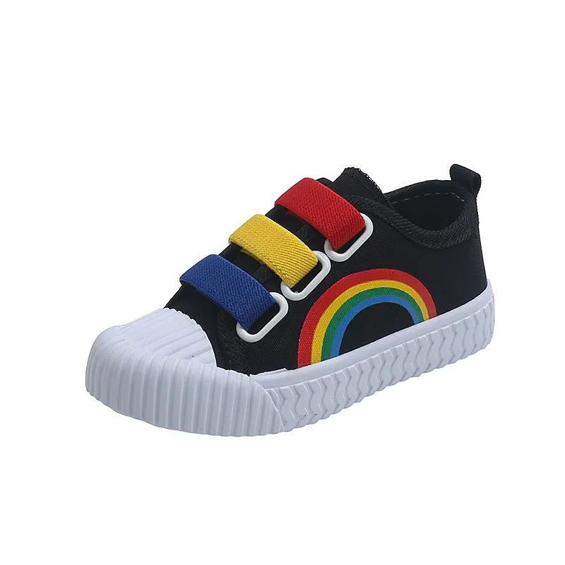 Lollipop Rainbow Canvas Shoes