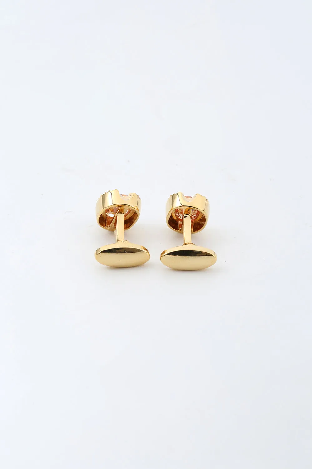 Men's Golden Tuxedo Shirts Cufflinks