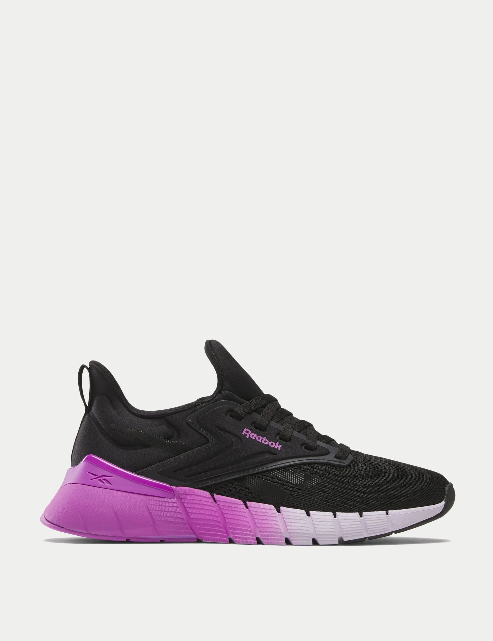 Nano Gym Shoes - Black/Purple Rave/Digital Gleam