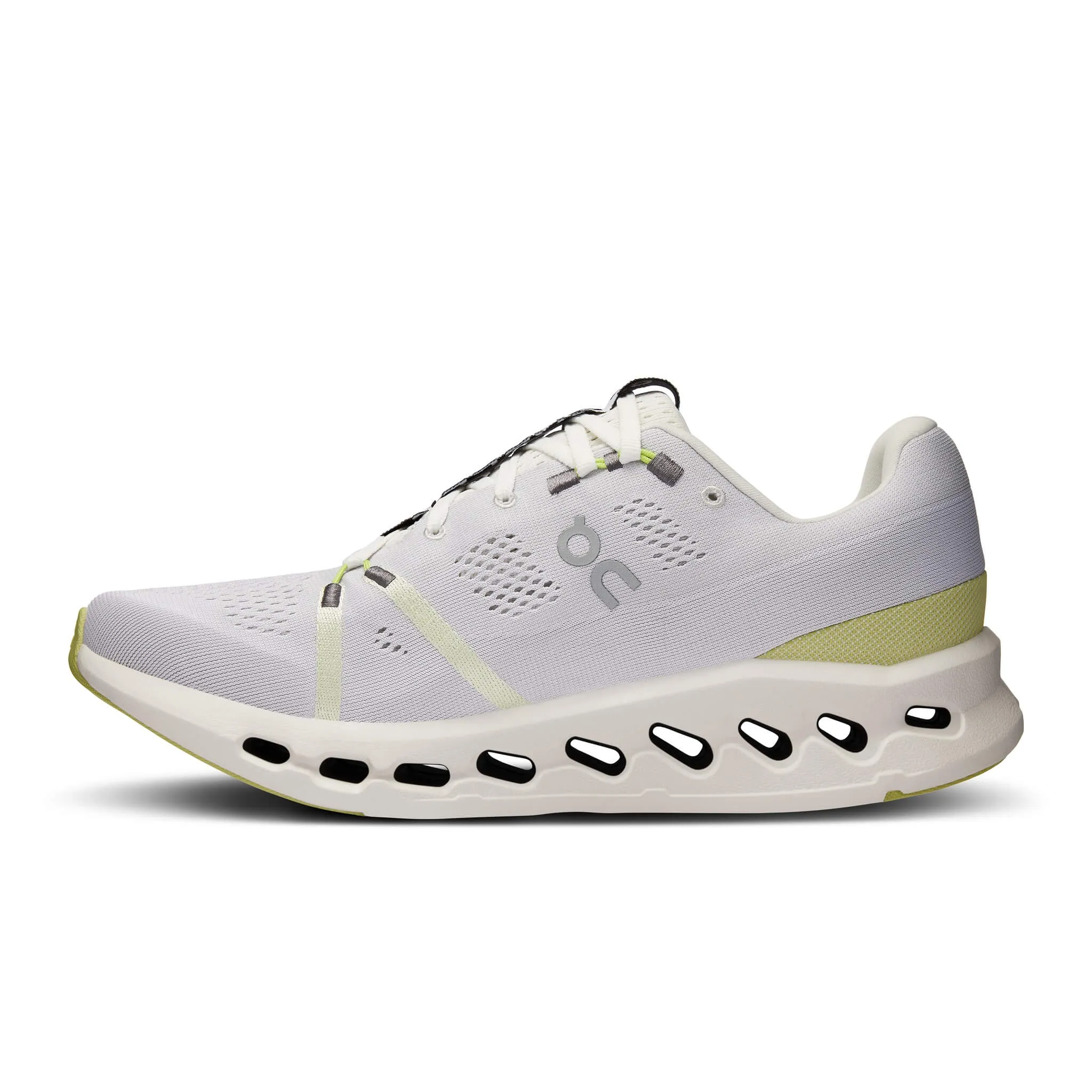 On | Men's Cloudsurfer Running Shoes - White/Sand